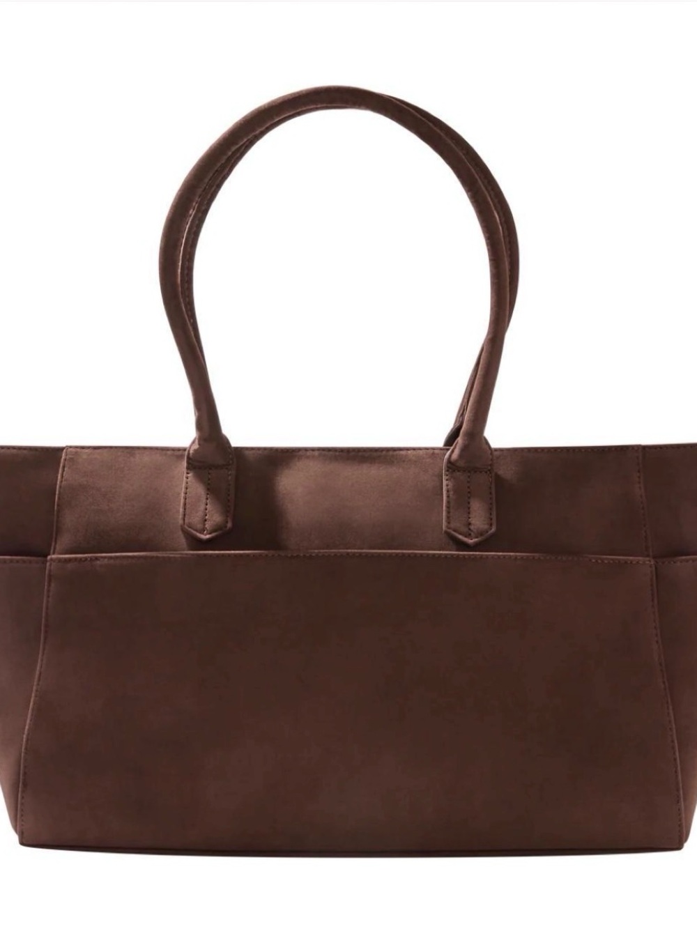 Everyday Brown Suede Tote - Women's Carryall